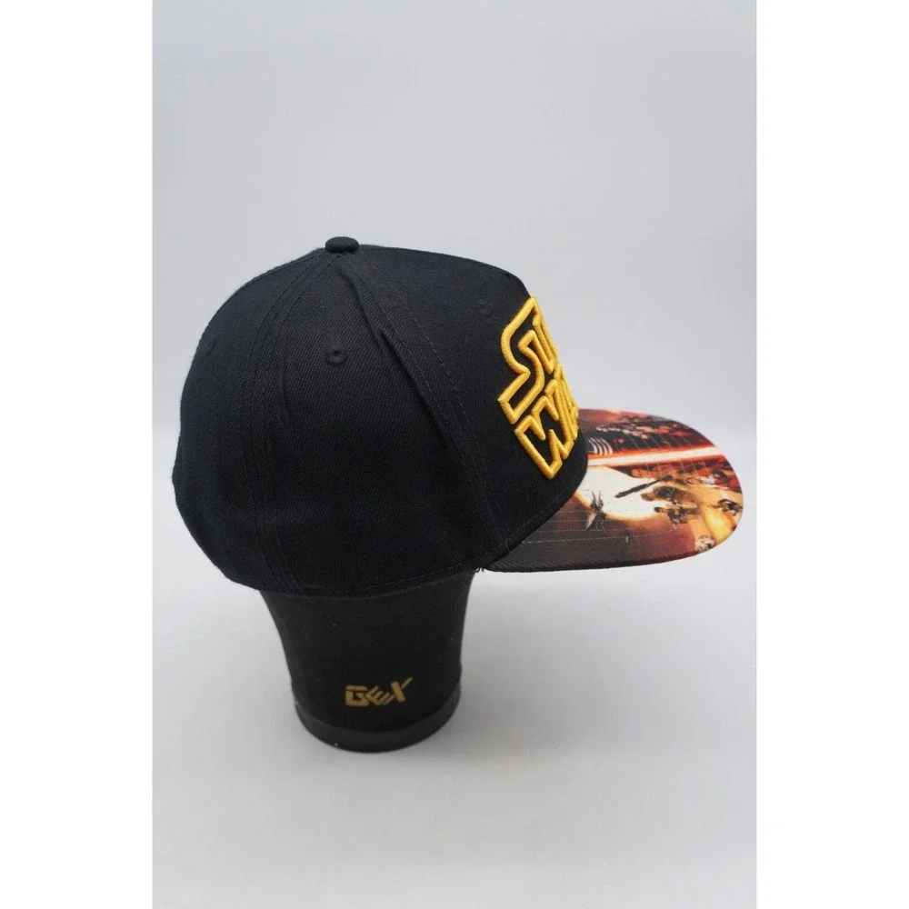 Star Wars Snapback Hat‎ Baseball Cap Black Spell Out The Force Awakens